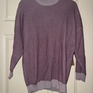 Purple Crew Neck Sweater